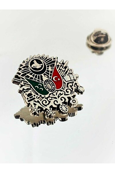 YÖRÜK TASARIM Osmanlı Tuğrası Yaka Rozeti