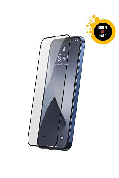 aheaks Apple Iphone 12 Mini Gerçek Nano 5d Tam Kaplayan Ekran Koruyucu Kırılm...