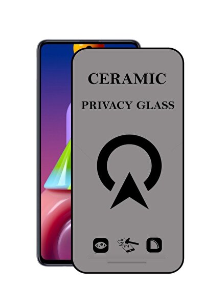 aheaks Samsung Galaxy M51 Tam Kaplayan Parlak Seramik Nano Esnek Hayalet Ekra...