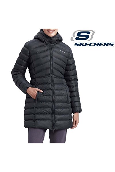 SKECHERS S212005 W Essentil Maxi Lenght Hooded Jac Kadın