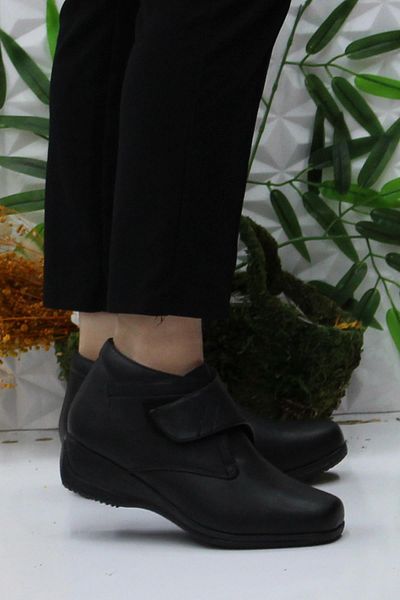 Polaris 165118   Black Comfortable Original Product Velcro Mother Boots Women's Boots