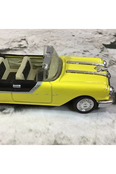 TOYFEST سيارات أمريكية معدنية مرخصة بمقياس 1:43 - 1955 بونتياك ستار شيف - 10 سم