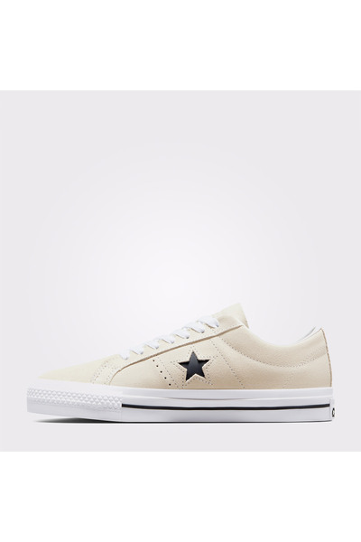 Converse Cons One Star Pro Suede Unisex Krem Sneaker
