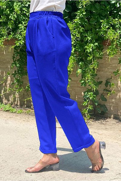 Moda Rosa 23y4525 - Saks - Leg Folded Crepe Trousers