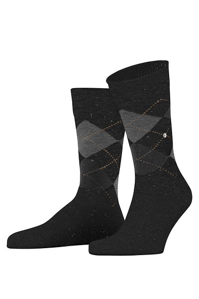 Burlington Herren Socken – Dundee, Rautenmuster, Kurzsocken, Wolle, Einheitsgröße