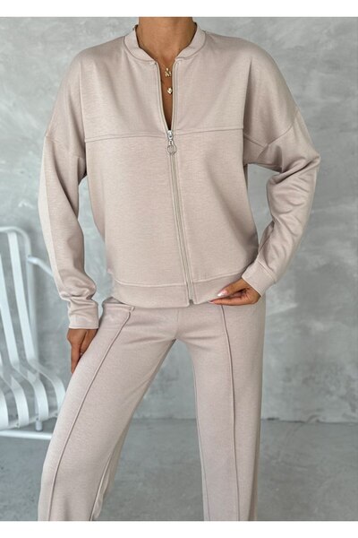 alenmoda Σετ Oys Modal Fabric με φερμουάρ