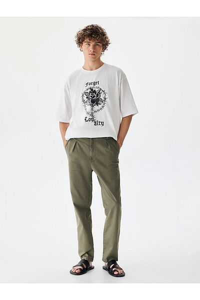 Ltb Πράσινο παντελόνι Chino