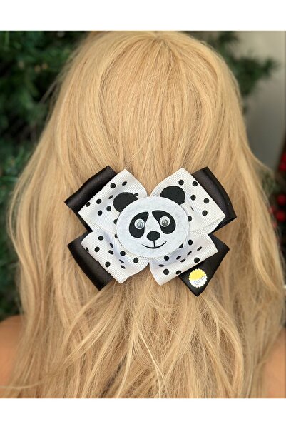 QUEEN AKSESUAR Ochi care se mișcă drăguț panda mare ornamentat cu model de bu...