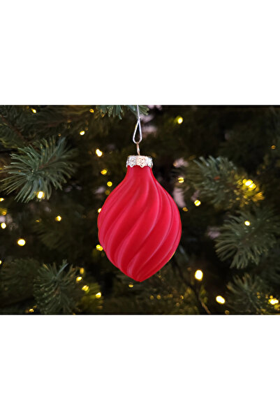Home 4 Pieces Christmas Pine Tree Ornament - 4 cm
