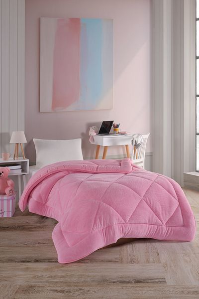 TİNİMİNİ HOME Single Welsoft 100% Cotton Silicone Quilt | Double Sided | 63 Wire Woven Fabric