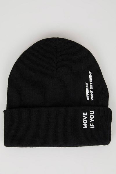 DeFacto Men's Printed Knitwear Beret A5068Ax24Wn