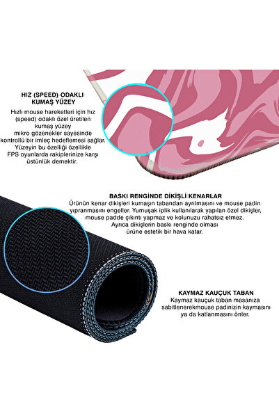 PORGE 70x30 Mouse Pad Xxl Büyük Gaming Oyuncu Mousepad