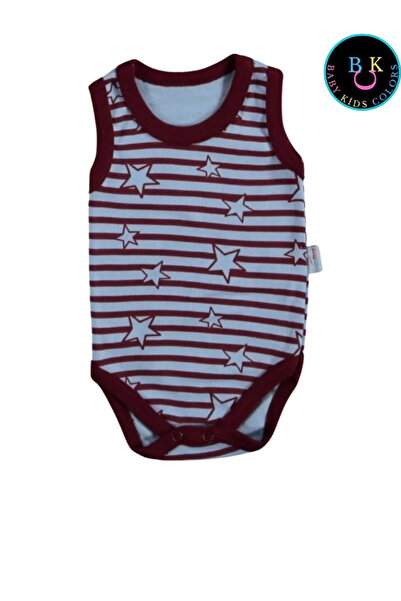 baby kids colors بدلة للجسم بأكمام قصيرة مع أشرطة تثبيت