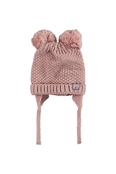 Kitti قبعة للفتيات الصغيرات من 0 إلى 18 شهرًا - مع أذنين، بودرة K23110-01