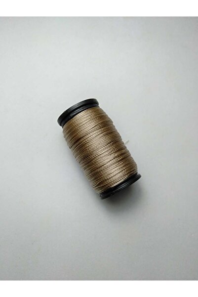 Eskişehir hobi sanat 0,2 mm 60 μέτρα κορδόνι χάντρες προσευχής Αντίκα μπεζ χρώμα (πιο λεπτό κορδόνι χάντρες προσευχής)