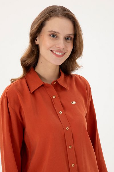 U.S. Polo Assn. Cămașă cu mânecă lungă pentru femei 50289849 -VR031