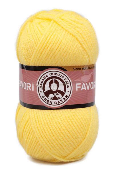 Ören Bayan Ören Favourite Hand Knitting Yarn Yellow 028