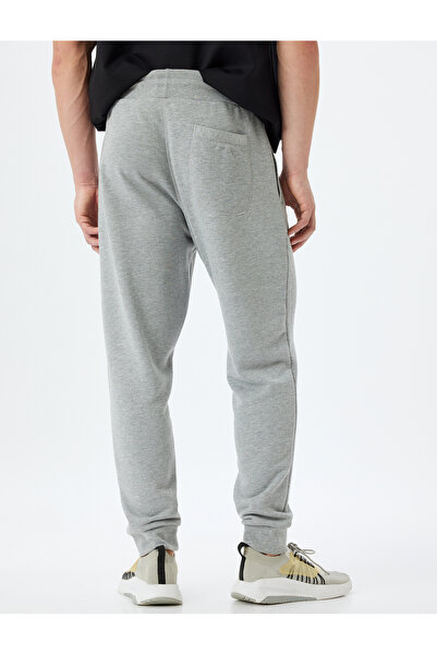 Koton Cotton Blend Sports Sweatpants - Jogger with Waist and Pocket Detail