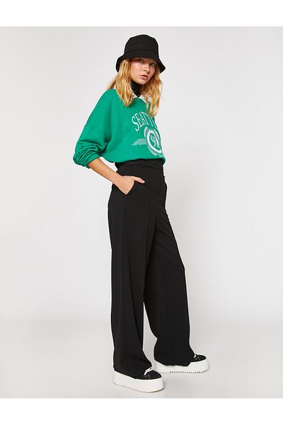 Koton Palazzo Trousers High Waist