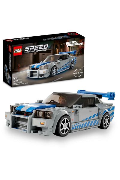 LEGO ® Speed Champions Faster Furious Nissan Skyline GT-R (R34) 76917 (319 Pieces)
