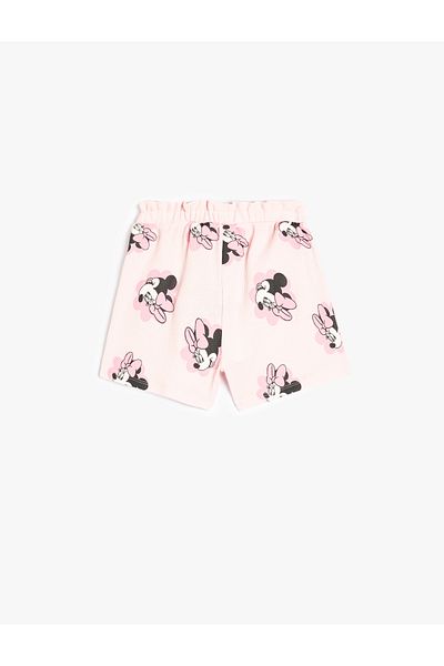 Koton Minnie Mouse Licensed Cotton Shorts