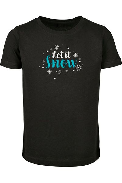 Merchcode Girls Let it snow Short Sleeve Tee
