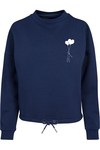 Merchcode Ladies Love In The Air Oversize Crewneck