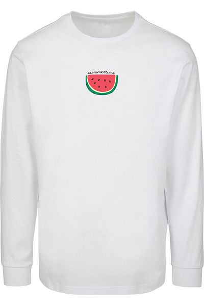 Merchcode Summertime Longsleeve With Cuffrib