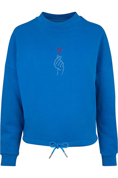 Merchcode Ladies K Heart Oversize Crewneck