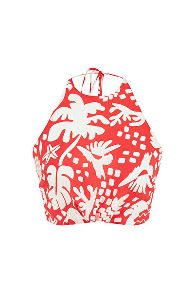 Twist Developed Blouse - Back Tie Design