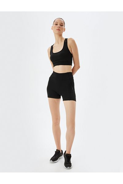 Koton Jambiere sport skinny cu imprimeu geometric cu talie înaltă - Interlock