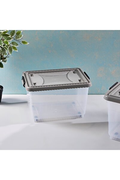 Home Box صندوق تخزين كيفن مع عجلات - 33 لتر