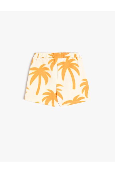 Koton Šortky Palm Tree Printed Elastický pas Bavlna