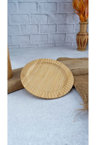 Bambum Small Bamboo Crumble - Round Plate