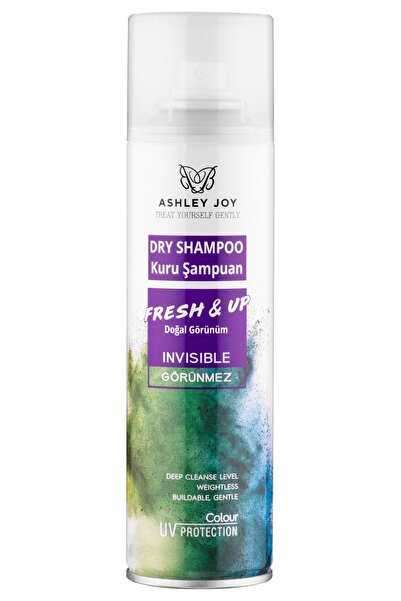 ASHLEY JOY Çabuk Sönen Ve Yağlanan Saçlar Için Uv Korumalı Doğal Görünüm Kuru Şampuan 200 ml