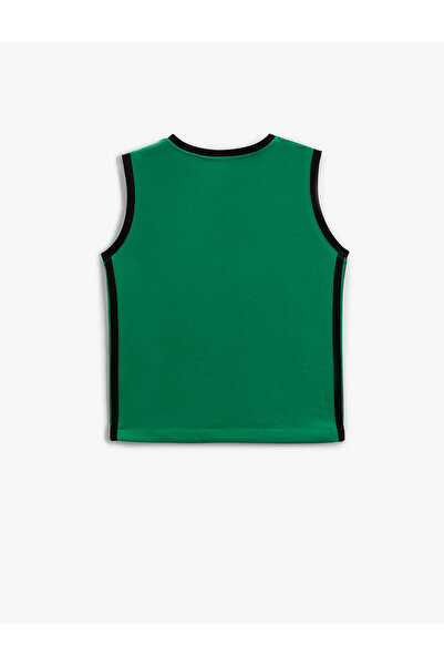 Koton Lisanslı Atlet Sylvester Baskılı V Yaka Kolsuz