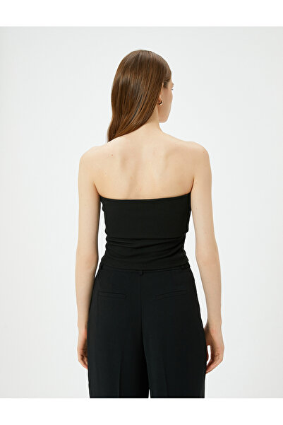 Koton Pántnélküli karcsú szabás – bordázott felső emeleti részletekkel