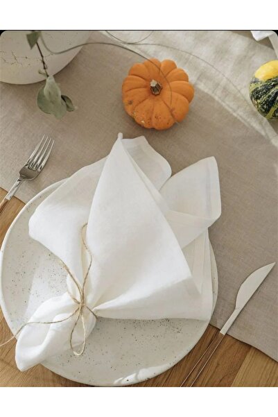 eyma home Șervețel din bumbac brut 100% bumbac (35 cm 35 cm) (6 bucăți)