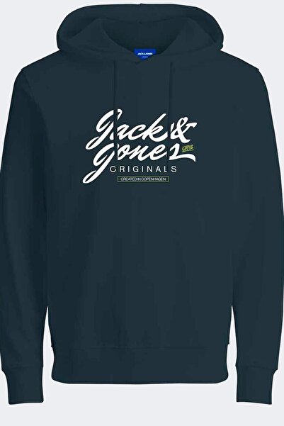 Jack & Jones 12248905-fw Jorsymbol Sweat Hood Fst Erkek Sweat Shirt