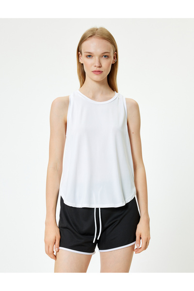 Koton Sports Athlete Basic Crew Neck Sleeveless Interlock