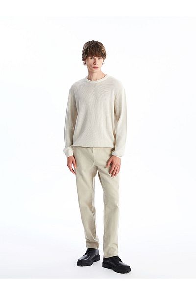 LC Waikiki Crew Neck Long Sleeve Men's Knitwear Sweater
