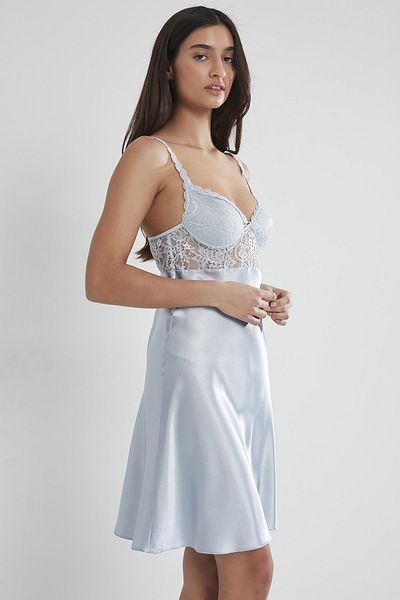 Pierre Cardin Cămașă de noapte din dantelă din satin - 665