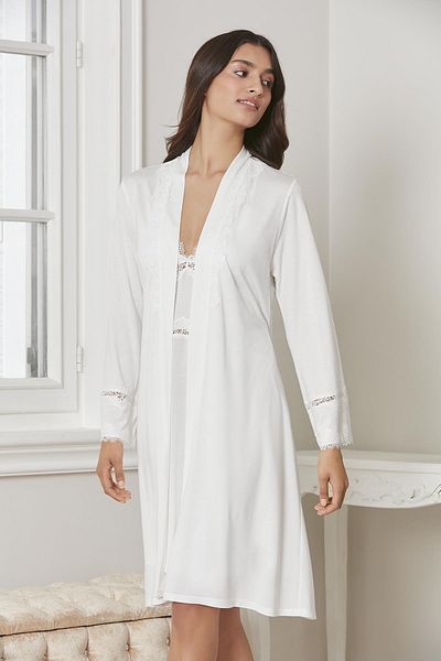 Pierre Cardin Combed Cotton Six-Piece Bridal Dowry Set - 5965 Ecru