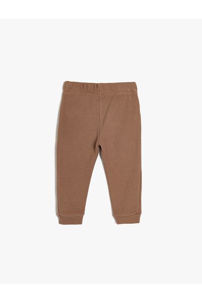 Koton Cotton Sweatpants - Basic, Elastic Waist