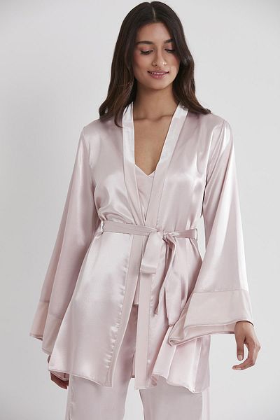Pierre Cardin Set de pijamale din 3 piese din satin catifea pentru femei - 2040