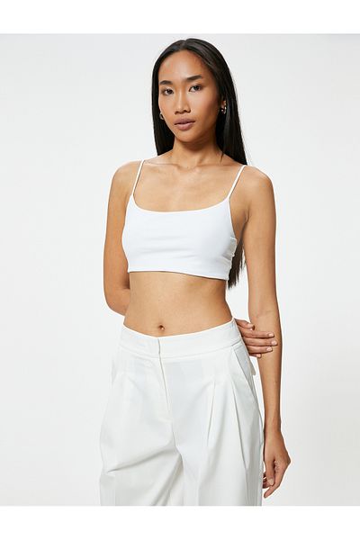 Koton Slim Fit Crop Athlete - Basismodell mit dünnen Trägern