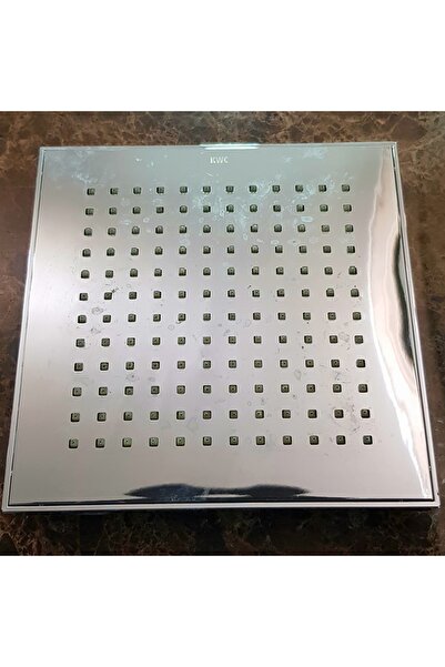 Kwc Kare Duş Başlığı Ankastre - Tavandan ( 20 cm ) Yağmur Akışlı Aquarain - Krom
