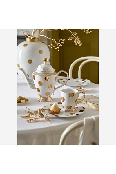 Pip Studio Dot Delight White Porcelain Mug 350 ml