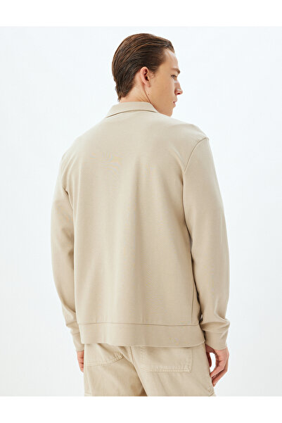 Koton Beige Men's Adult Jacket 5Wam50022Mk