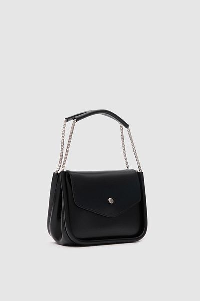 Shule Bags Geantă neagră Soshe - Design de mână și cruce